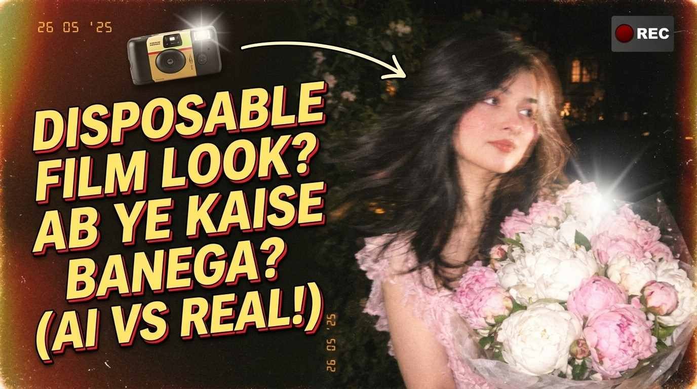 Disposable Film Photo Prompt for AI Images