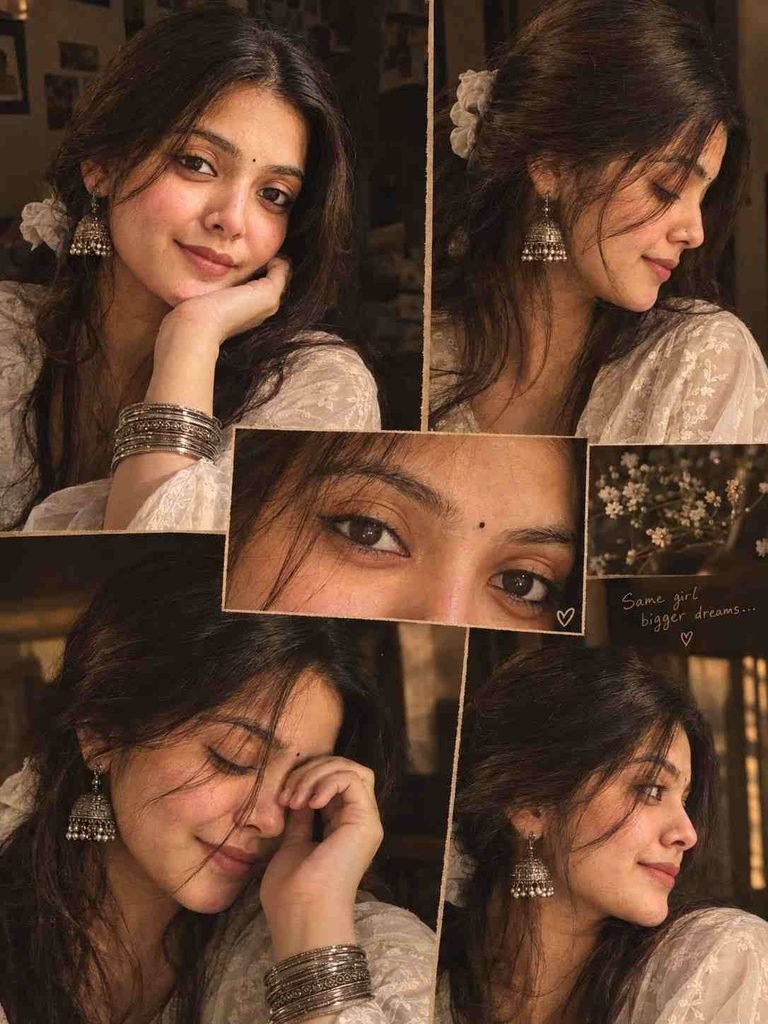 Aesthetic Girl Photo Collage Prompt